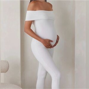 Bumpsuit white Harper jumpsuit in size M